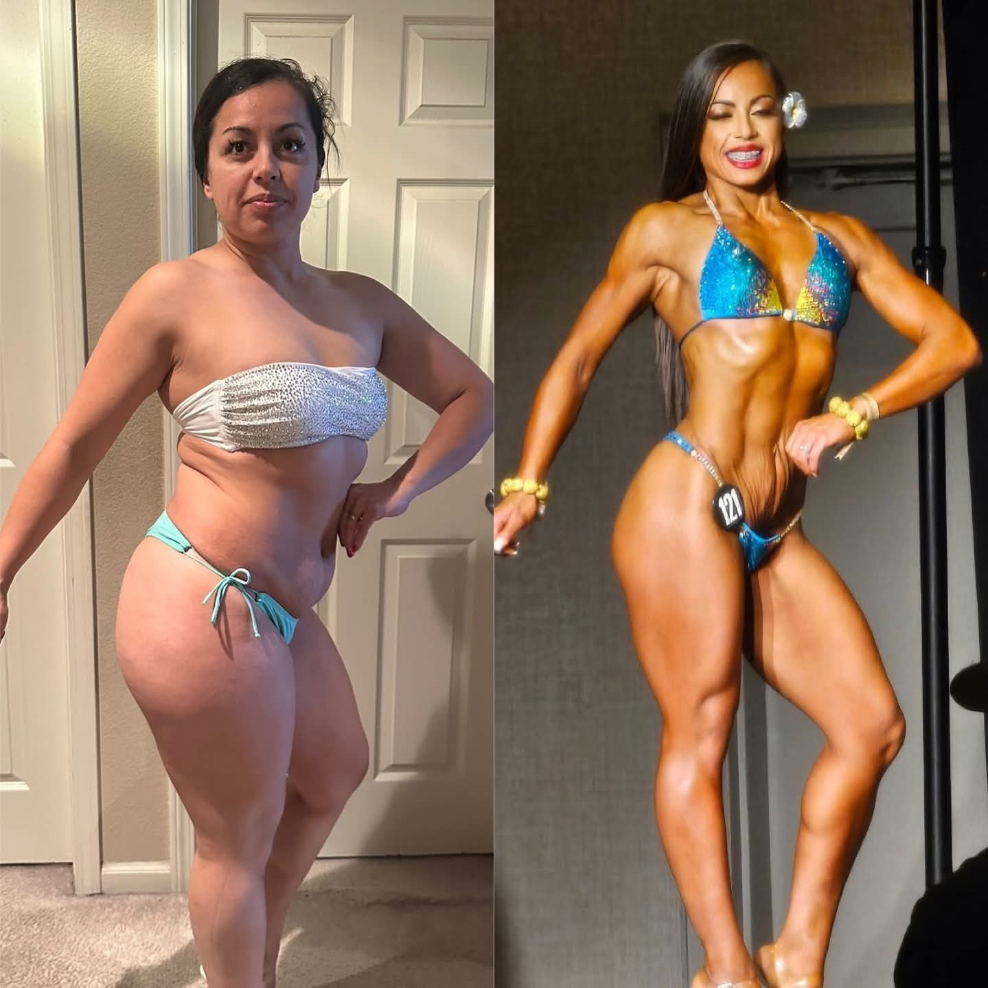 Client before and after transformation