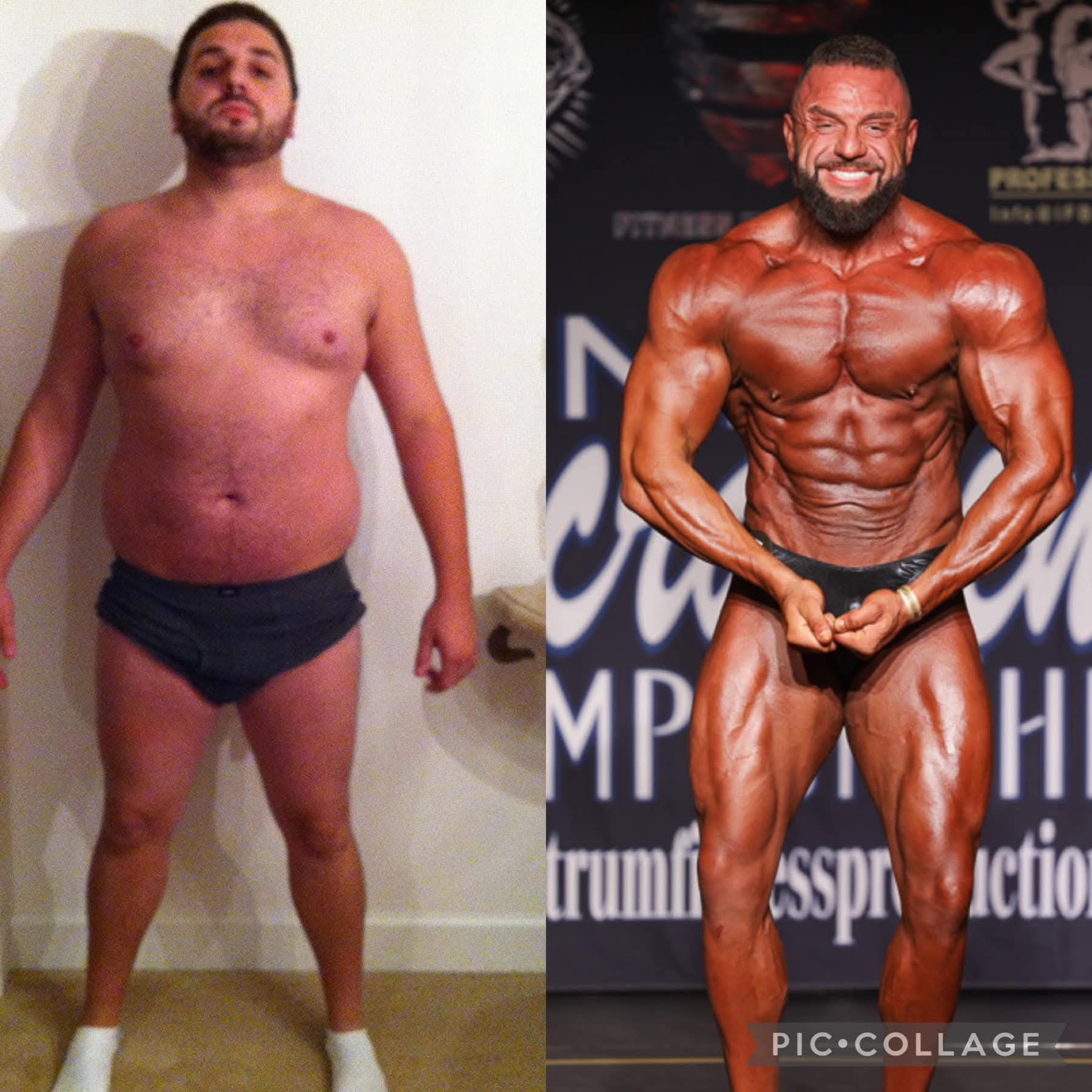 Coach Michael before and after transformation