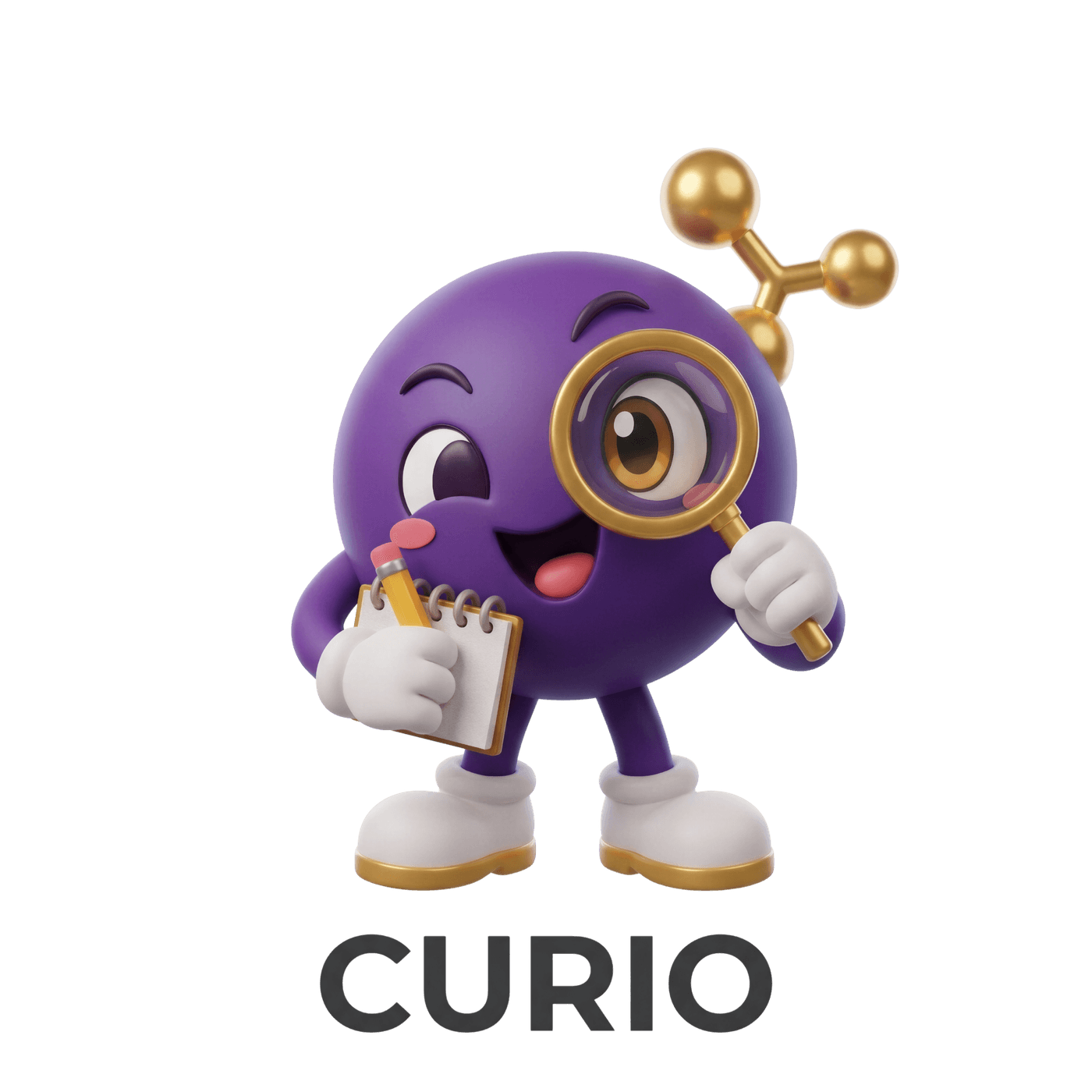 Curio, the Peptide Curious mascot