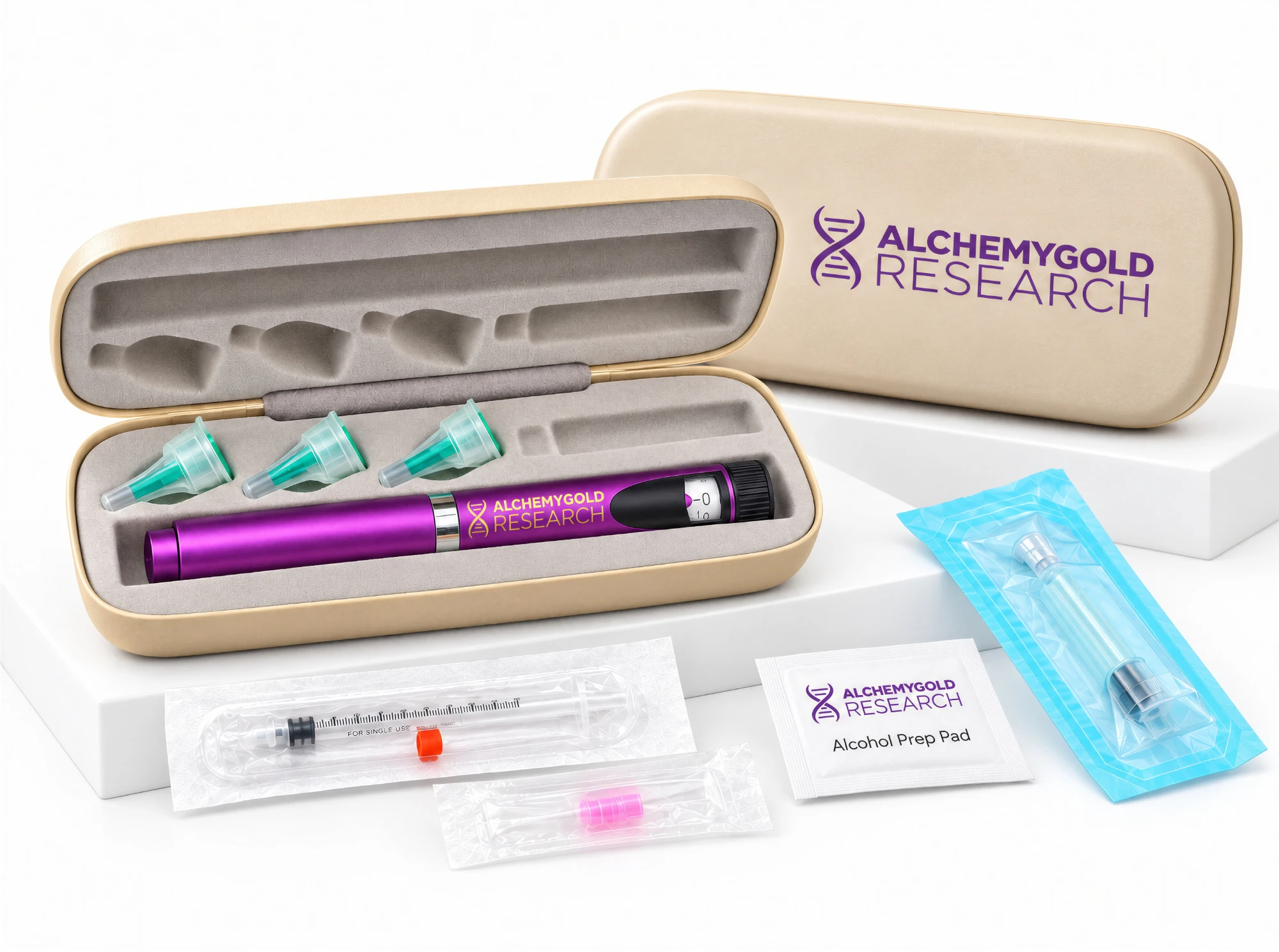 Starter Kit — measuring pen, case, and handling supplies